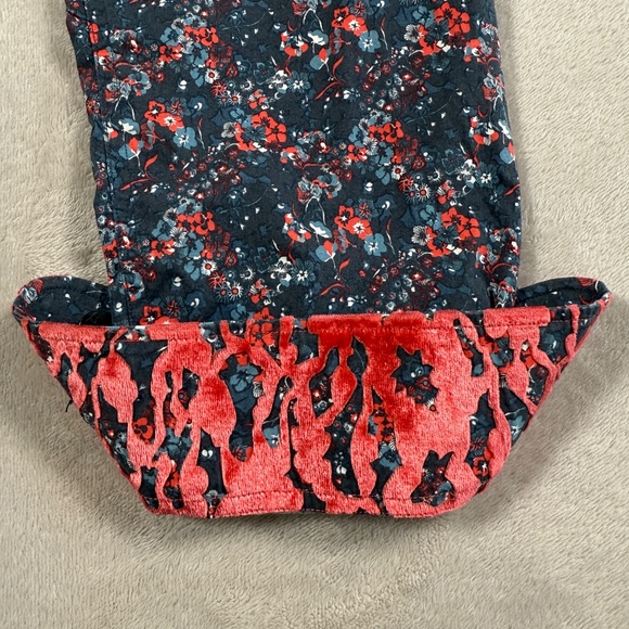 Robert Graham Shirt Mens Medium Floral Flip Cuff Button Down Long Sleeve - Picture 6 of 15